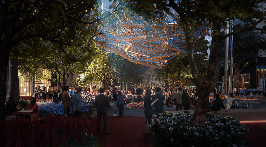 concept render for The McColl Park Project