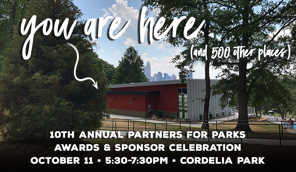 Graphic for Partners for Parks Awards & Sponsor Celebration