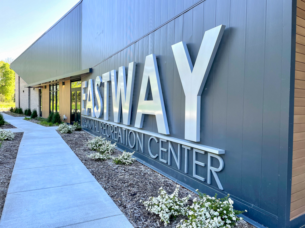 exterior of building with sign 