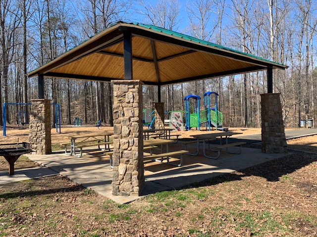 pavilion next to a playground