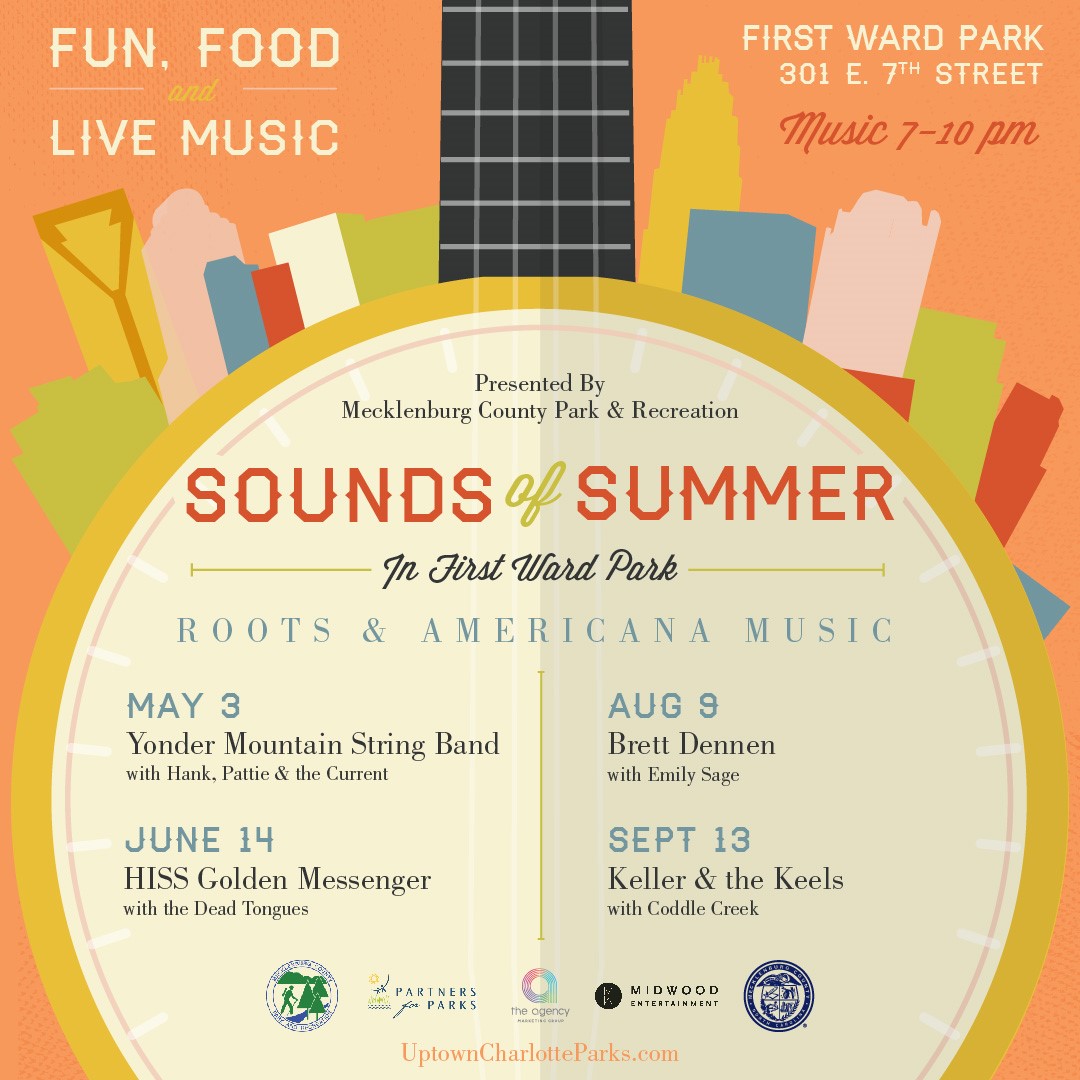 Graphic for the Sounds of Summer in First Ward Park