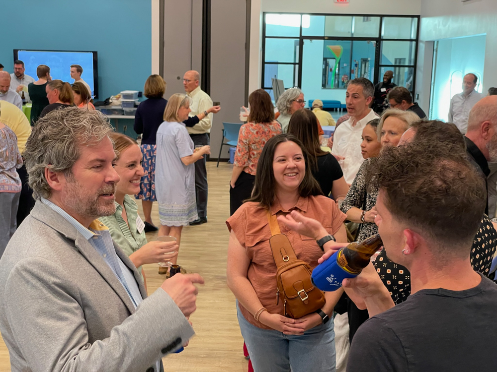 group of people at an event